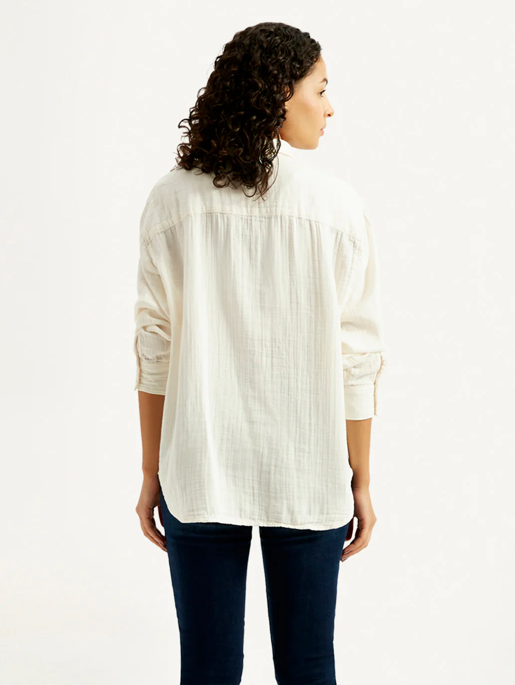 Women's Solid Relaxed Fit Shirt - Image 2