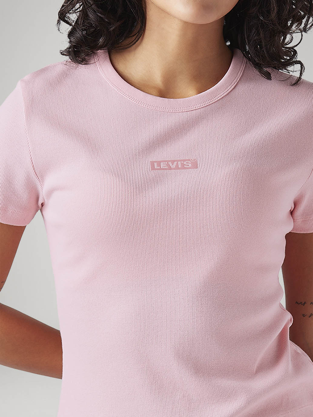 Women's Solid Slim Fit T-Shirt - Image 4