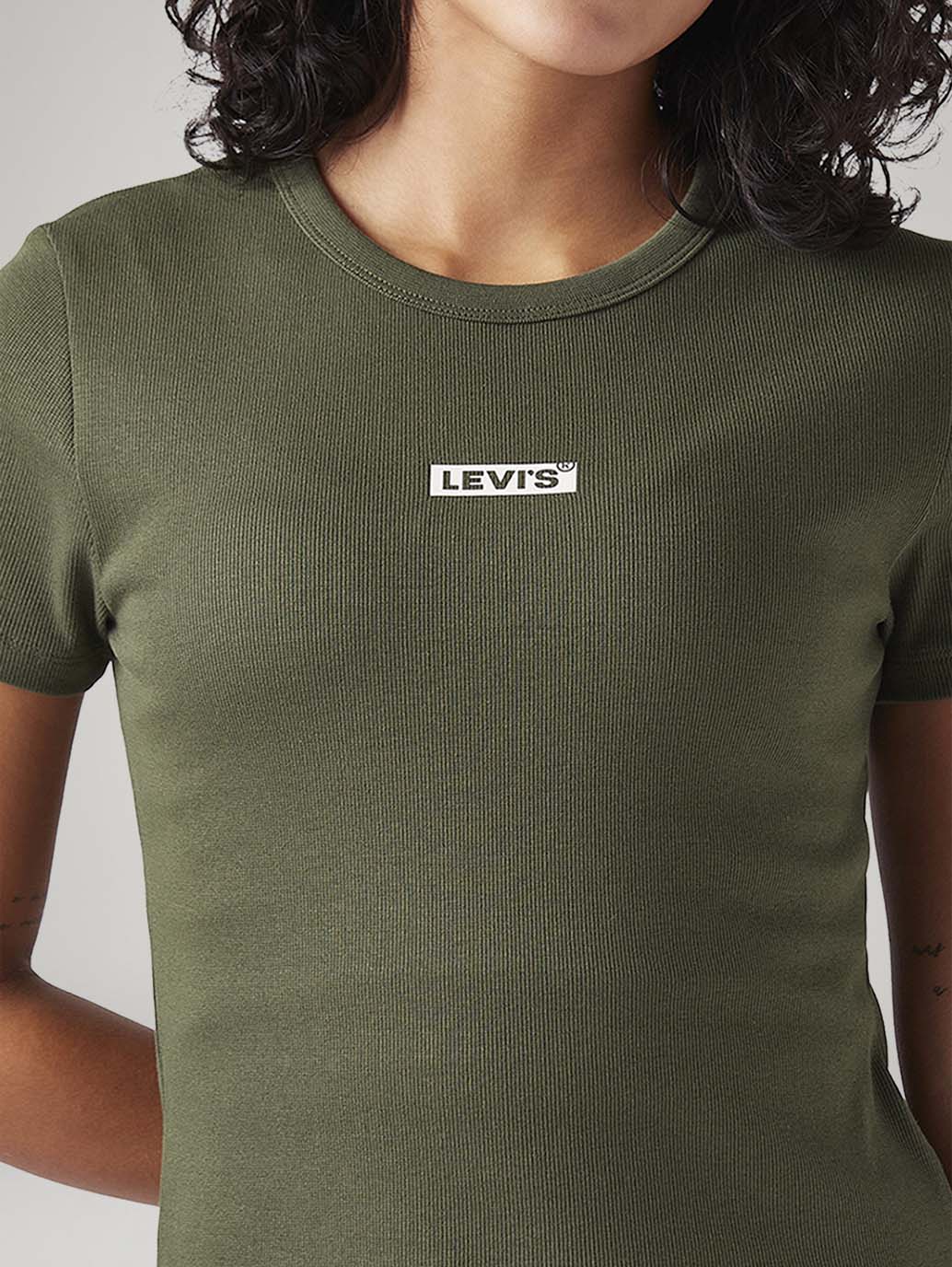 Women's Solid Slim Fit T-Shirt - Image 4