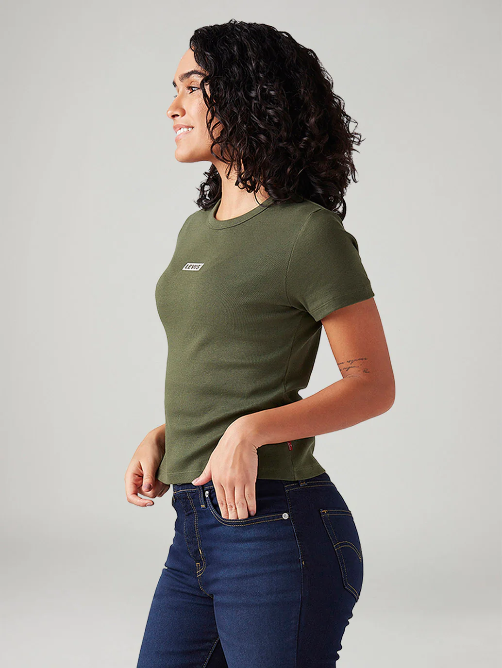Women's Solid Slim Fit T-Shirt - Image 5
