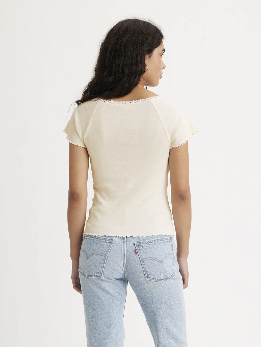 Women's Solid Scoop Neck Top - Image 4