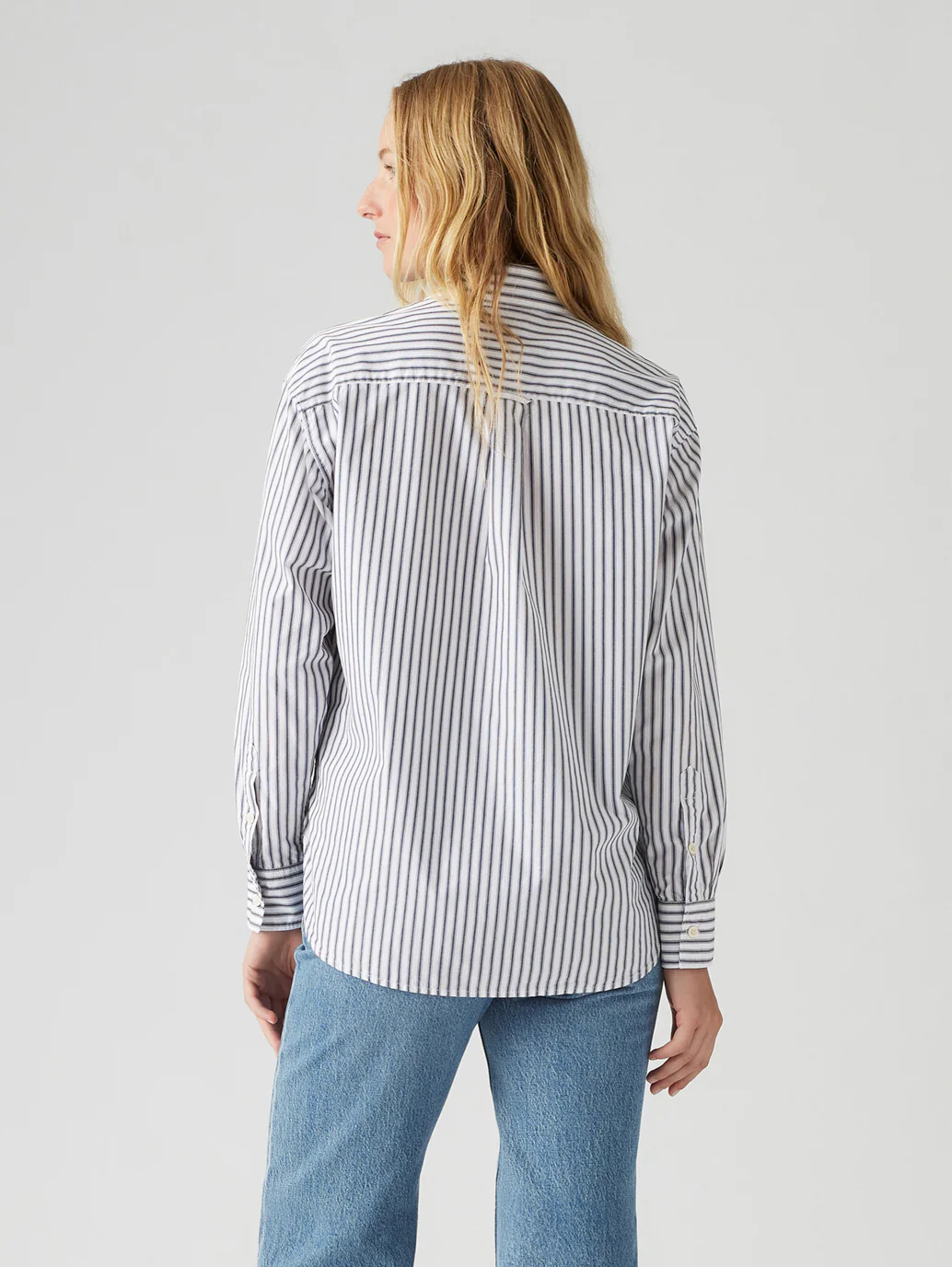Women's Striped Relaxed Fit Shirt - Image 3