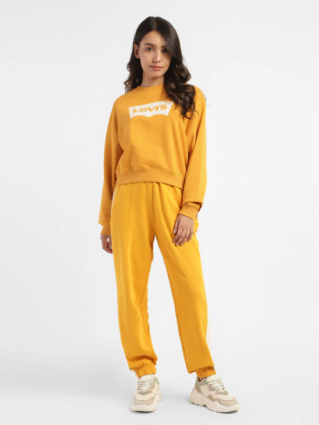 Women's Brand Logo Round Neck Sweatshirt - Image 5