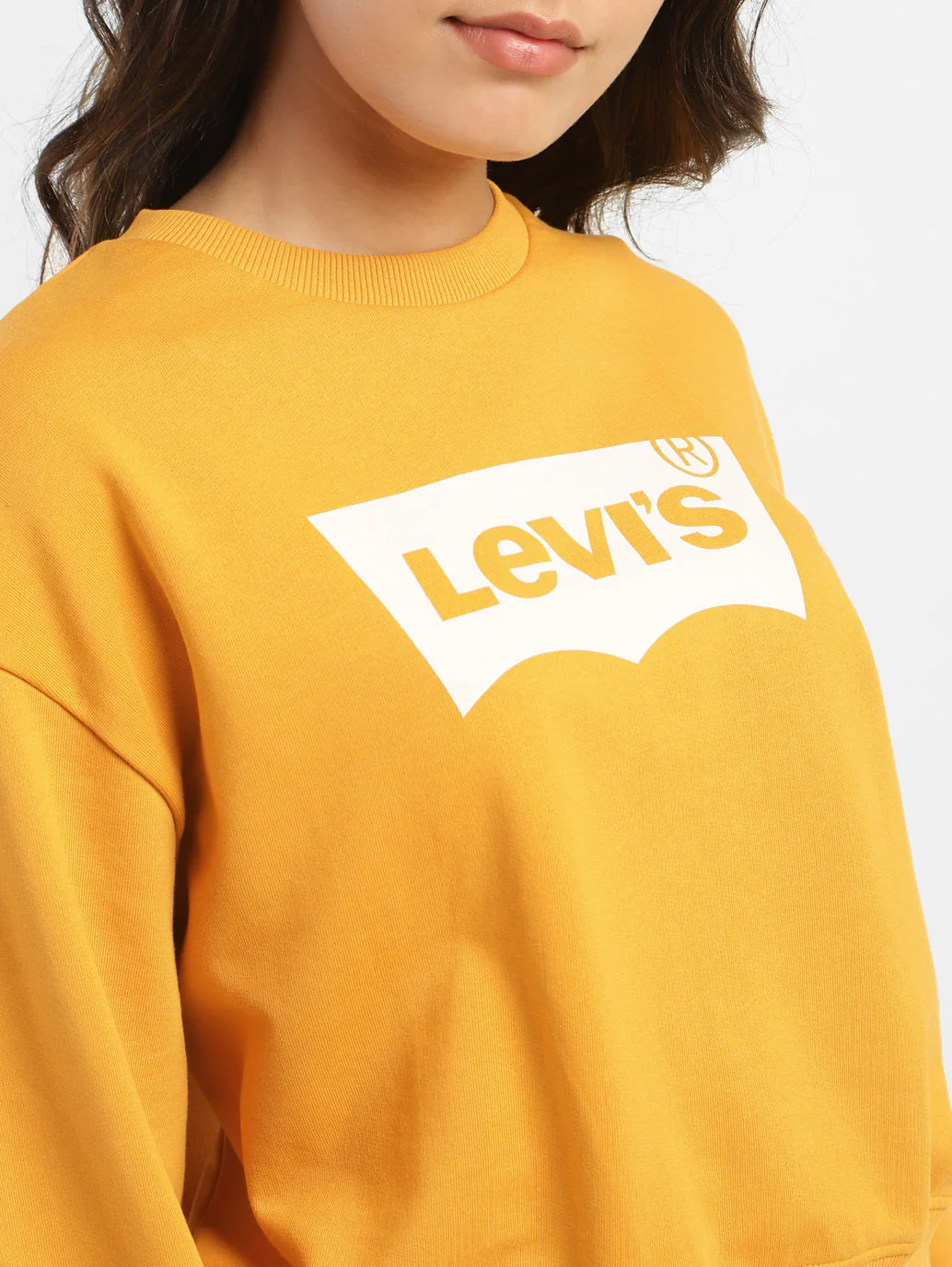 Women's Brand Logo Round Neck Sweatshirt - Image 6