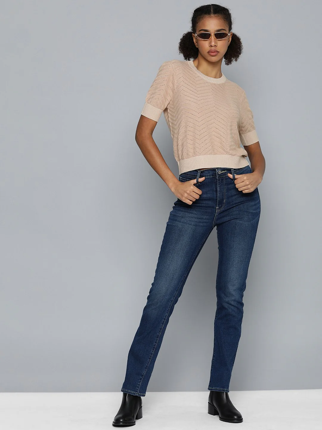 Women's Beige Sweater - Image 5
