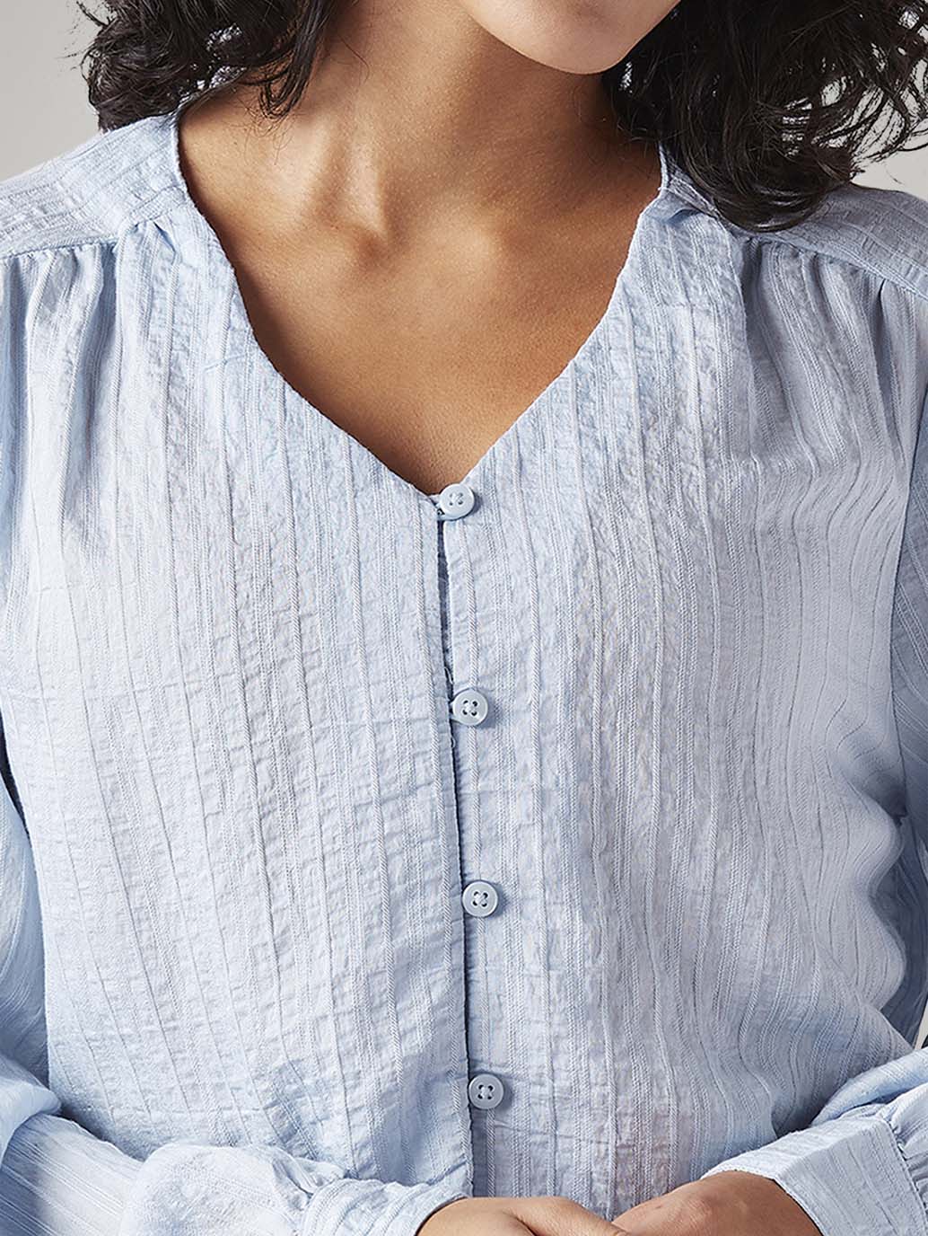 Women's Textured Regular Fit Top - Image 4
