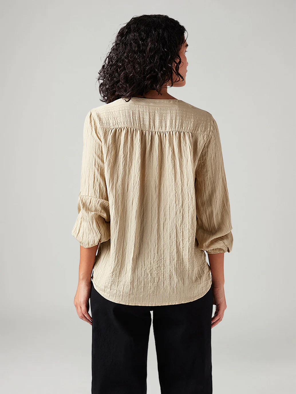 Women's Textured Regular Fit Top - Image 3