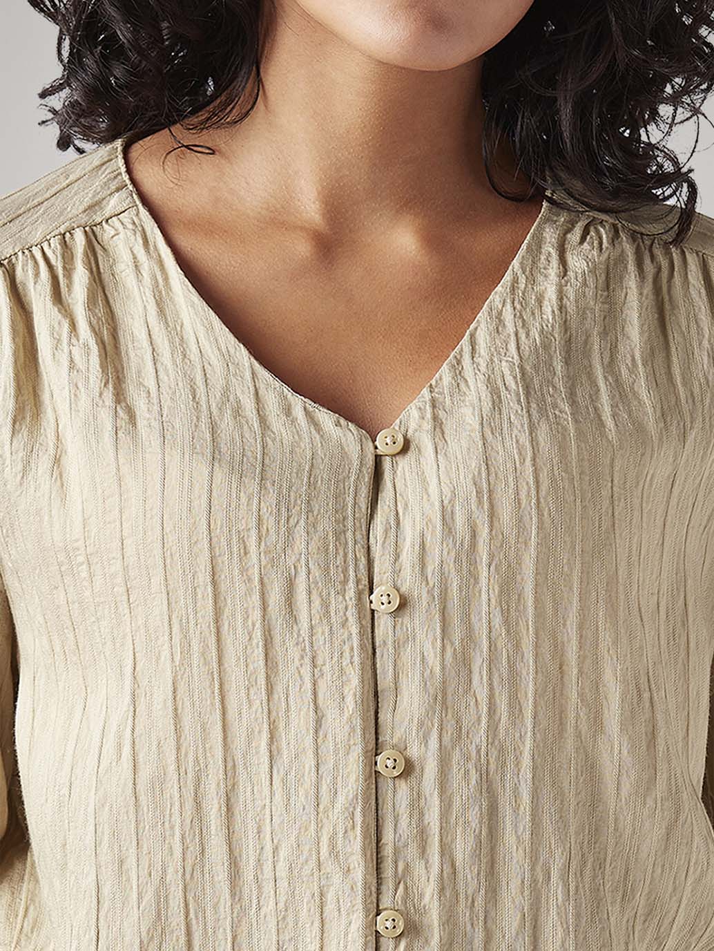 Women's Textured Regular Fit Top - Image 4